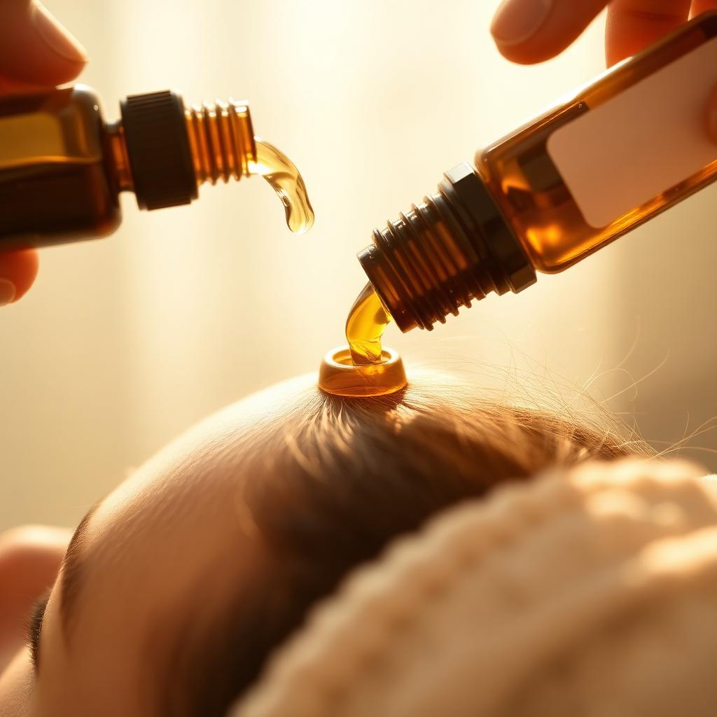 Huiles essentielles précieuses pour le cuir chevelu